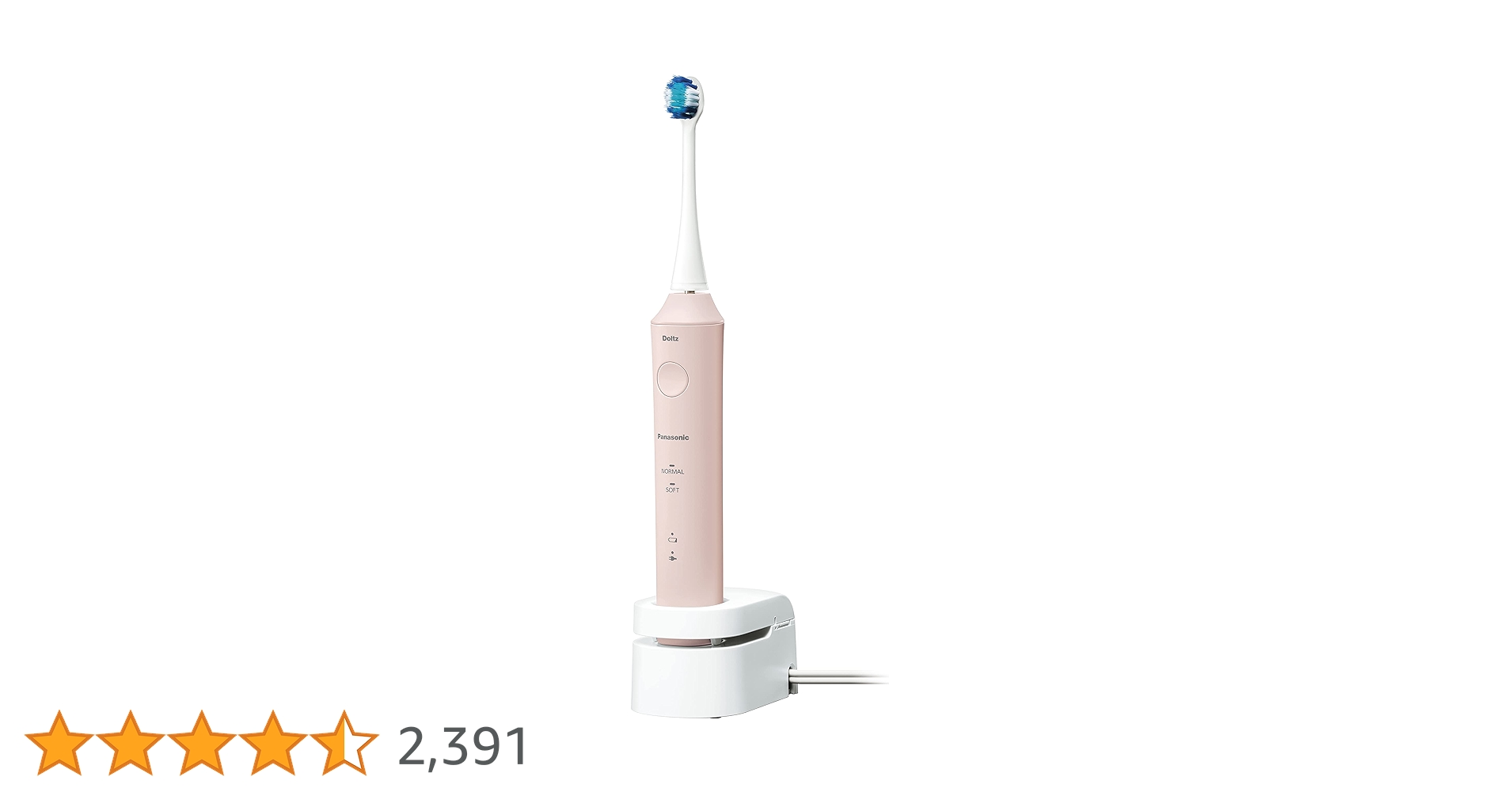 パナソニック バッテリー式 電動歯ブラシ ドルツ ピンク EW-DL37-P Amazon.co.jp: パナソニック バッテリー式 電動歯ブラシ ドルツ