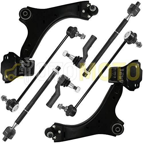  Kit bracci di sospensione anteriore compatibile per FORD GALAXY WA6 MONDEO 4 S-MAX composto da 8 ricambi auto