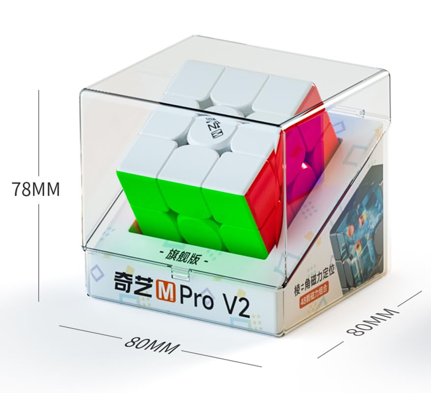 Image of Cubelelo QiYi M Pro v2 3x3 Magnetic Speedcube, Flagship Model for Stability