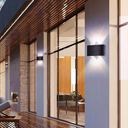 Evita la oscuridad en exteriores con los apliques de pared para exteriores LED IP65 impermeables 4