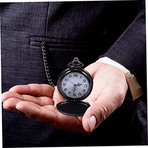 KESYOO 3 Pecas relógio de bolso relógio de quartzo marido bolso masculino bolso de liga pingente de