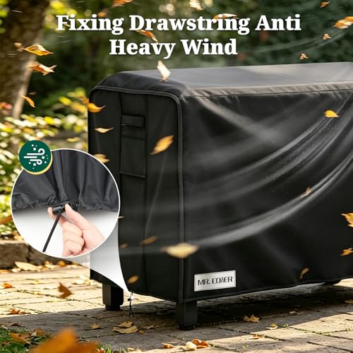 Image of MR. COVER Outdoor Prep Table Cover 40 inch for Royal Gourmet Cart Flattop Worktable, 600D Heavy Duty Waterproof for Grill Dining Kitchen Island cart Protective, Outdoor Storage Cabinet Cover