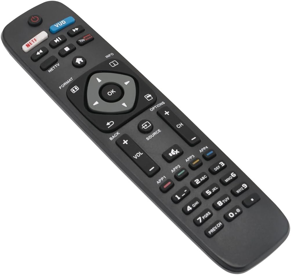 NH500UP Replace Remote fit for Philips TV 50PFL5601/F7 65PFL5602/F7 image 3