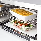 CASO | MCG30 Ceramic chef 3in1 Mikrowelle mit Grill + Heißluft 2100W |30L, Keramikboden, Grill-Rost für 2 Ebenen, Backofen-Funktion bis 200°C, Edelstahl - 2