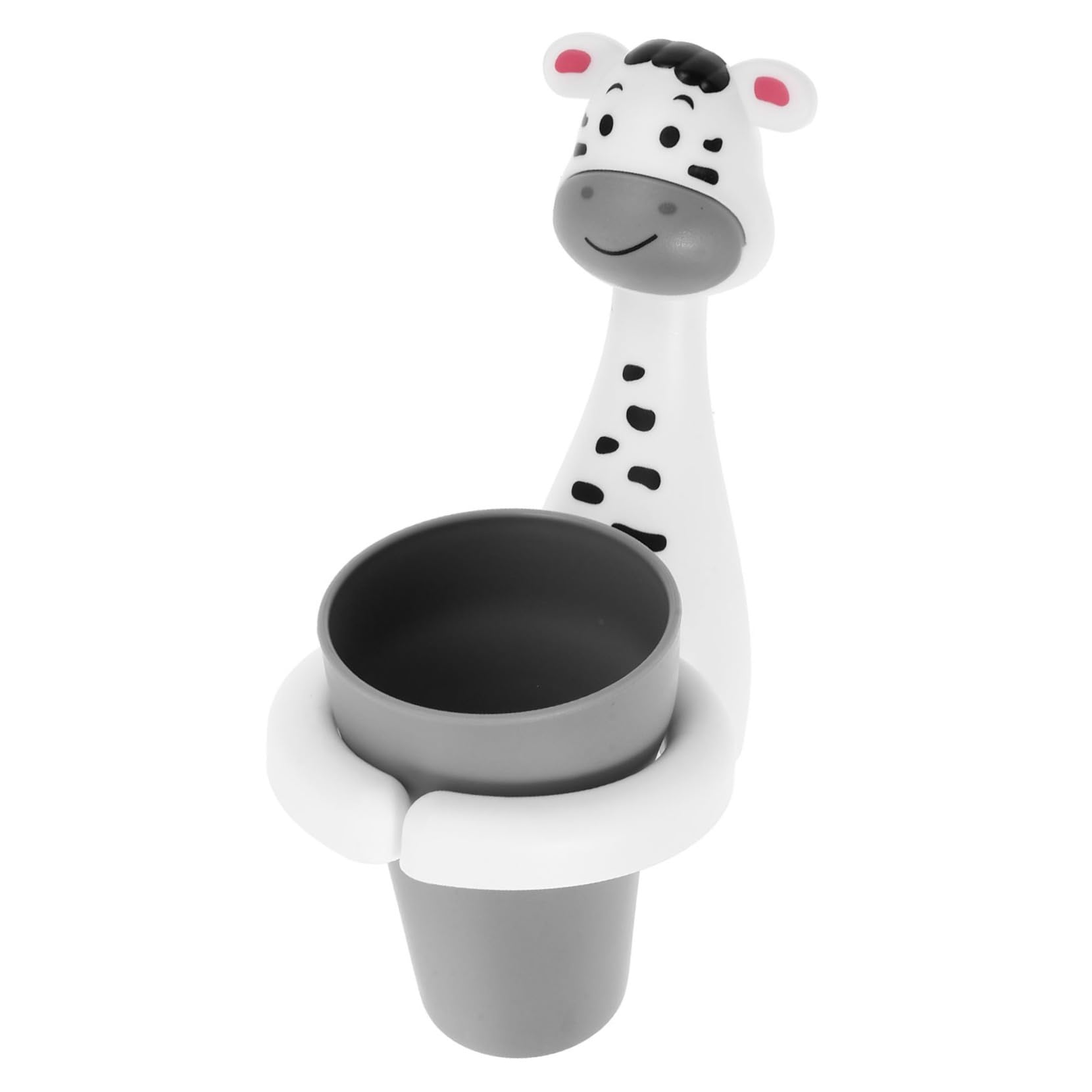Lurrose 5 Pezzi Porta Di Spazzolino Da Denti Zebra Montato Tiene In Piedi Tazza Per Spazzolino Da Denti Da Parete Titolare Bagni Portaspazzolino Da Parete Portaspazzolino Da Bagno Plastica