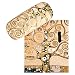 Produktbild VON LILIENFELD Brillenetui Gustav Klimt Lebensbaum Kunst Motiv Etui Brille Mikrofaser Brillenputztuch Brillenbox Stabiles Hardcase Set mit Stoff bezogen