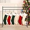 Christmas Stocking Holder Stand with 12 Hooks 42 L x 11 W x 35 H Stocking Hanger Heavy Duty Freestanding Christmas Stocking Holder Stand for Floor Decor Hanger Display for Home