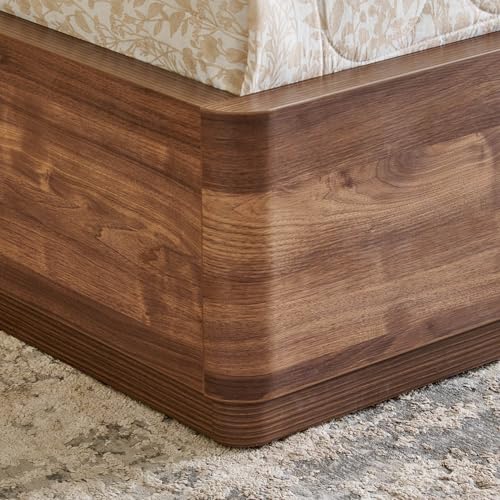 Image of Home Centre | Hadley Queen Size Bed | Engineered Wood | Brown | 1 Year Warranty