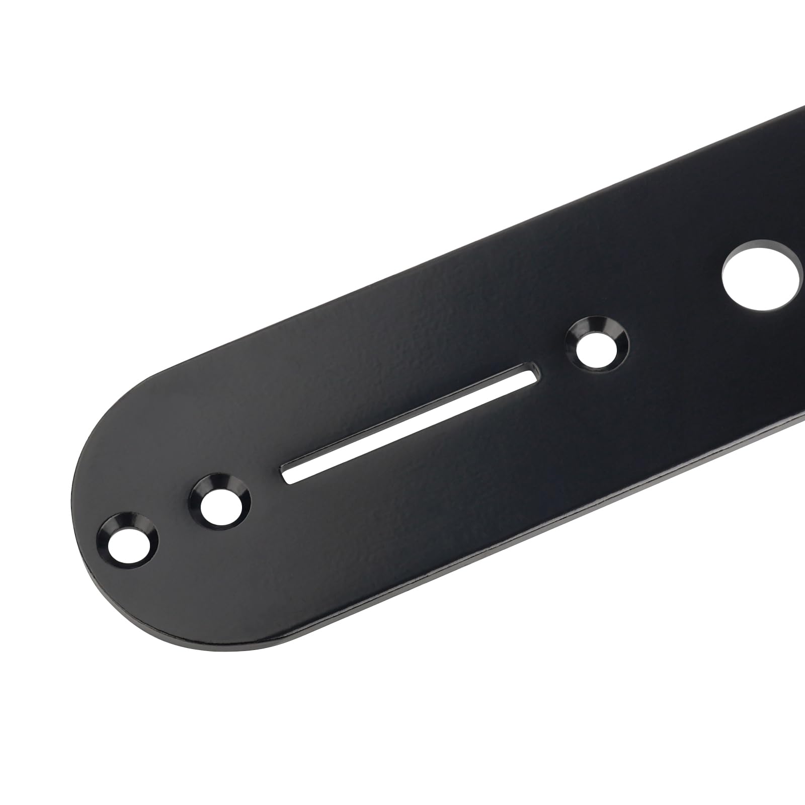 Banworks Guitar Control Plate 7.8mm (5/16") Steel Alloy Switch Control Plate for Squier Tele Electric Guitar JT/KZB-01 Black - Image 4
