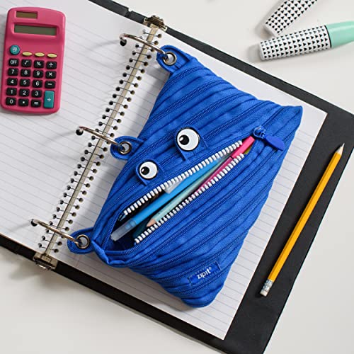 Image of ZIPIT Monster 3-Ring Pencil Case, Royal Blue