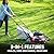 PowerSmart Self Propelled Gas Lawn Mower, 21-Inch 170cc OHV Engine RWD Single-Speed 3-in-1 with Bagging 2024 Version
