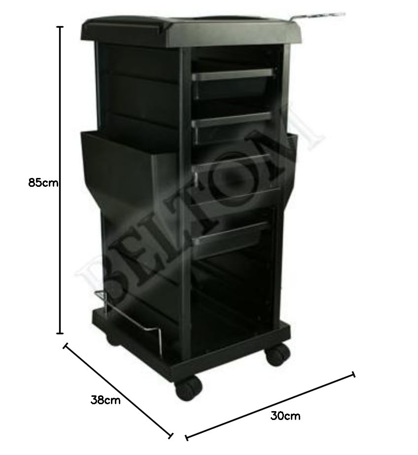 Beltom Salon Peluqueria Barbero Carro Cajones 4 Cajones para Colorear