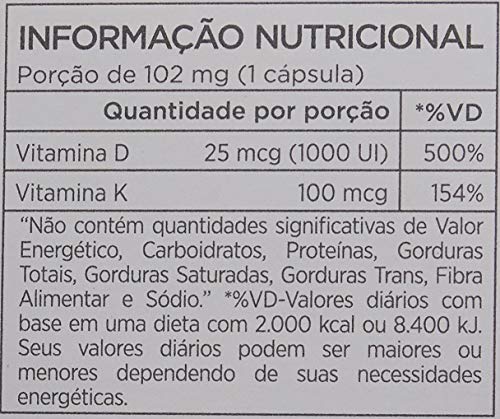 CleanLab Dsun + K2 (Vitamin D3 1000ui + K2) 60caps, Atlhetica Nutrition
