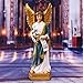 Statue of St. Gabriel The Archangel, 8in H Resin Catholic Gift Saint Gabriel The Messenger of God Figurine, Suitable for Religious and Home Decor Filling Indoor Space