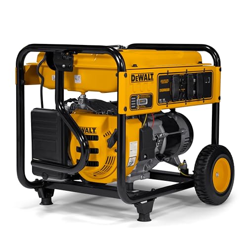 DeWalt 8,750 Starting Watt Portable Gas Generator, 389cc Engine, Idle Control Technology, CO Protect...