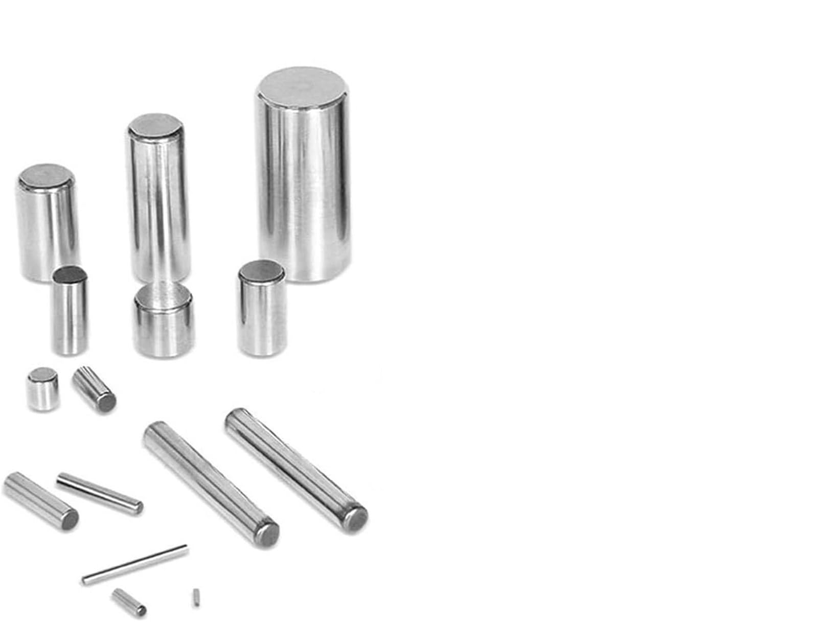 Cylindryczne kołki podporowe, kołki ustalające, kołek cylindryczny 20 szt. Kołek ustalający ze stali łożyskowej Rolka igiełkowa Naparstek Cylindryczny kołek Średnica 12 mm, długość 12-35 mm(M12x35mm)