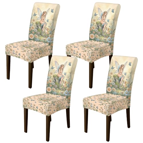 Housse de chaise en élasthanne de qualité supérieure lot de 4