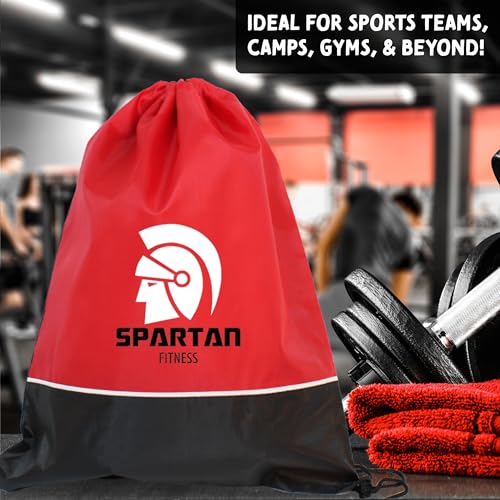 USMG Two Tone Classic Drawstring Tote Bags with Full Color Imprint for Marketing & Events3