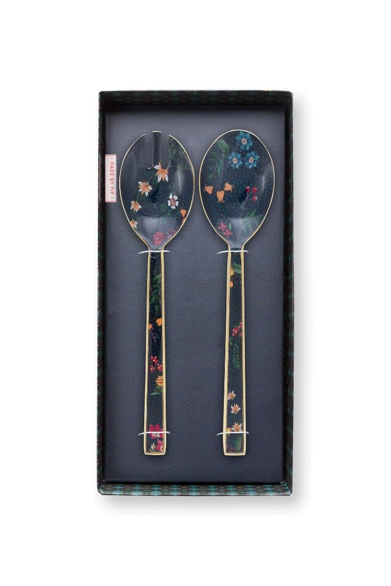 Pip Studio Berry Blues Salatbesteck 25cm