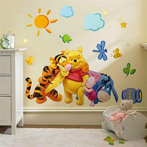 GMYZGM Winnie The Pooh Friends Wall Stickers Children's Room Decoration Stickers Detachable PVC Wall Decals27X42Cm GMYZGM Winnie The Pooh Friends Wall Stickers Children's Room Decoration Stickers Detachable PVC Wall Decals27X42Cm