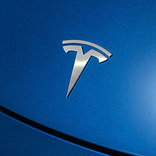 Image of IPG Compatible with Model Y Decal (8 Logo Set) Stickers Set Personalize Your Vehicle (Chrome-Silver)