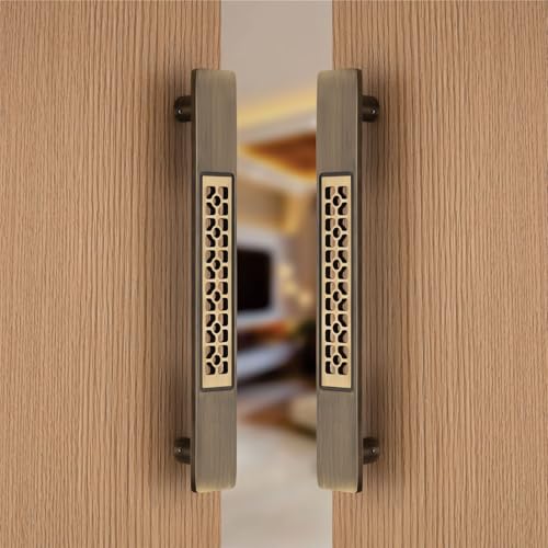 Image of COMPASS 12 inch Stainless Steel 304 Grade Main Door Handle | Door Handles for Main Door | Pull Handles for All The Doors of House | Office | Hotels, Antique Finish| 105