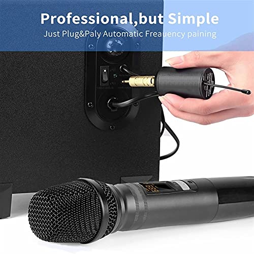 Karaoke Microfoon, 1 stks UX2 UHF Auto Draadloze Dynamische Microfoon Systeem Draagbare Handheld Karaoke Mic met… - Image 7