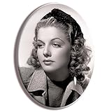  Porzellan- Grabbild Oval 8 x 10cm.