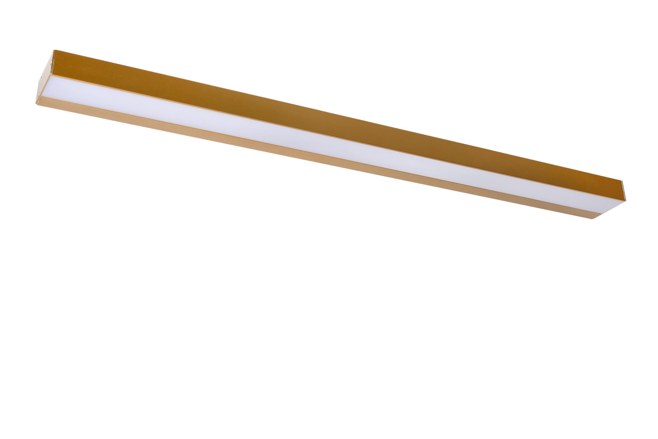 LUCIDE Alexa - Wall Light Bathroom - LED - 1x13W 2700K - IP44 - Matt Gold/Brass, Matt Gold / Brass - Image 2