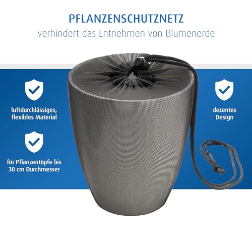 reer Pflanzenschutz-Netz, Vorteilspack, 2 Stück, für Blumentöpfe bis 30 cm Durchmesser, damit Dein Kind keine Blumenerde isst