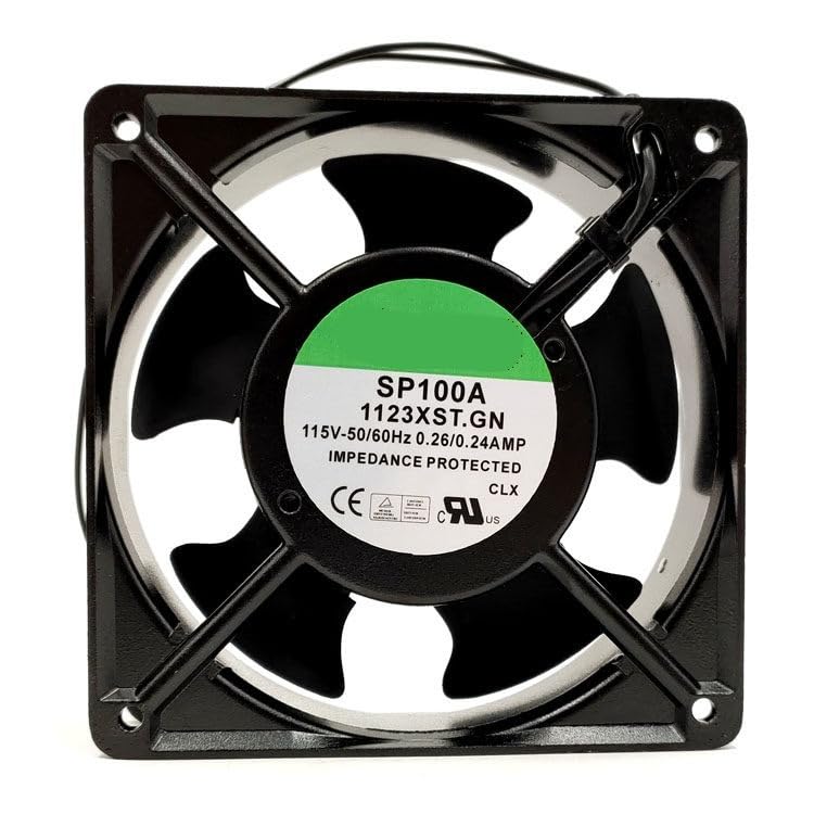 SP100A 1123XST.GN 115V AC 0.26A 120x120x38mm 12CM Axial Fan 12038 for Industrial Cabinets & Inverters(Lead Type)