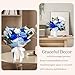 FNCHAI Preserved Roses Bouquet – Flowers for Delivery, Valentines Day Gifts for Him, Long-Lasting Romantic Real Roses for Anniversary, Graduation, Father’s Day & Beach Weddings (Blue)