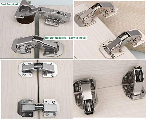 2x BESTZY Cerniera per Mobili a Molla a Chiusura