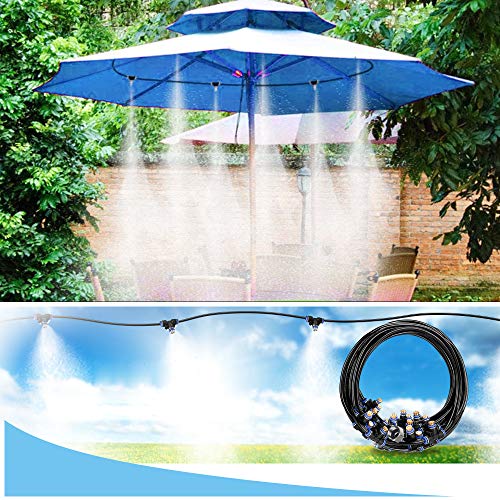 image for Innoo Tech Misting Cooling System 49.2FT(15M) Misting Line+ 12 Brass M