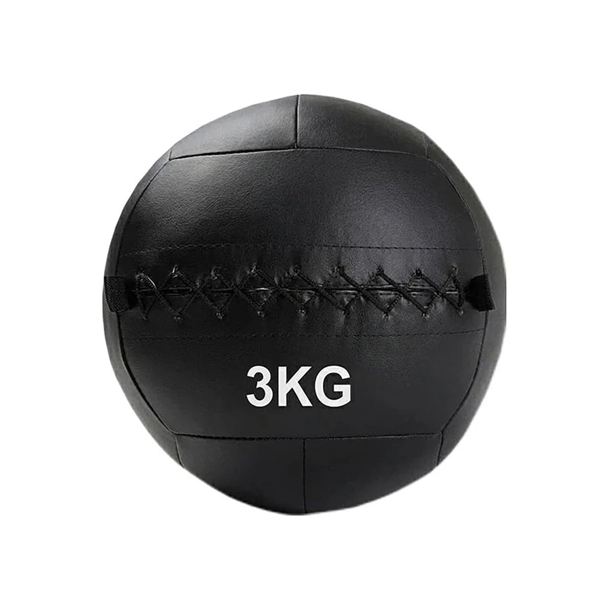 RAVIAN Wall Ball Soft Exercise Balls, Non-Bounce Vinyl Weighted Fitness Balls for CrossFit, HIIT, Strength & Core Training, 2kg–10kg Home Gym (3 Kg)