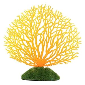 U/K Decorazione per acquario, paesaggio, acquario, in silicone, corallo falsificato, decorazione per acquario, mare