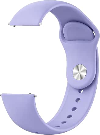 Bracelet de montre de sport en silicone souple pour Garmin/ID205L/Galaxy/Amazfit//Coros, 18 mm, 19 mm, 20 mm, 22 mm