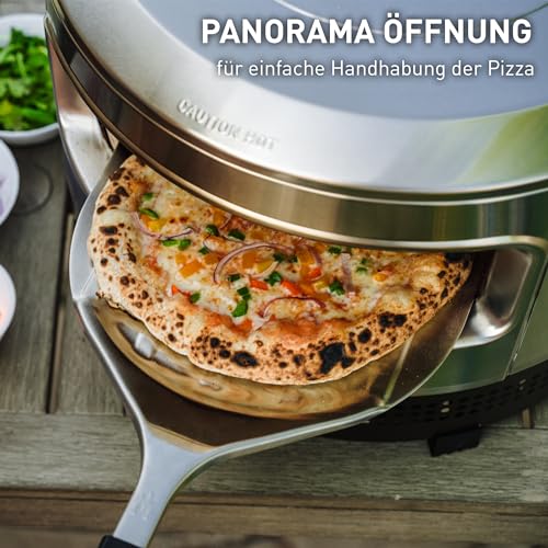 Pizzaofen Gas Solo Stove Pi mit Holz- und Gasbrenner