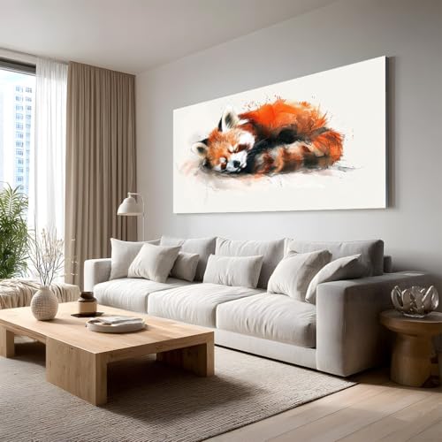 Tableau moderne 50x100 cm pour habiller un grand mur vide de chambre adulte