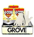 3X d-CON Toxic Bait Tray Pellets for Mice and Rats 6 oz Bundle with Work Gloves...
