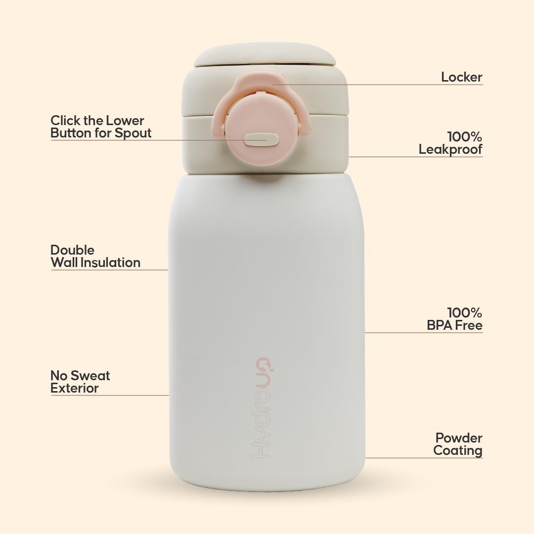 Kids Water Bottle 16oz – Stainless Steel Vacuum Insulated, Leakproof with 2-in1 Straw & Chug Lid, BPA-Free, Durable for School and Sports - Image 7