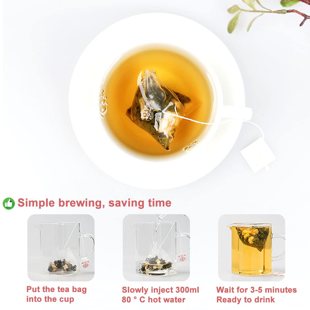 Plant Gift Honey Peach Oolong Tea Bags 6.17oz (3.5g*50bags), té de oolong, melocotón seco, manzana seca, natural puro de china, té mixto de salud, combinación de té de flores 175g 蜜桃乌龙茶