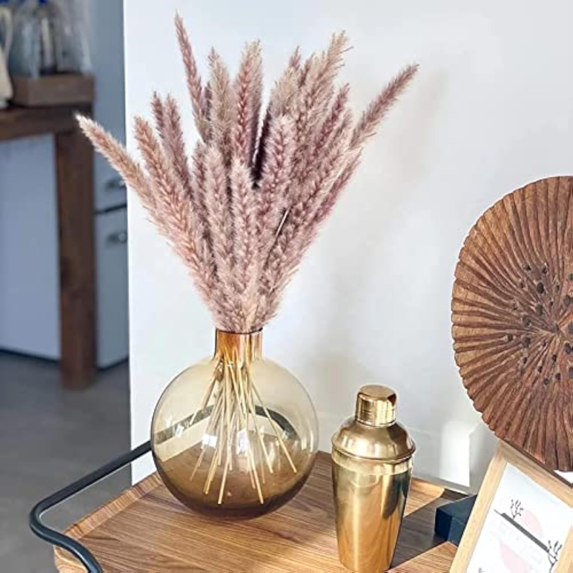 60 Pcs Dried Pampas Grass Natural Decor for Weddings