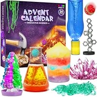 Science Experiment Advent Calendar 2025 for Kids with Adult Christmas Countdown Calendars 24 Experiments