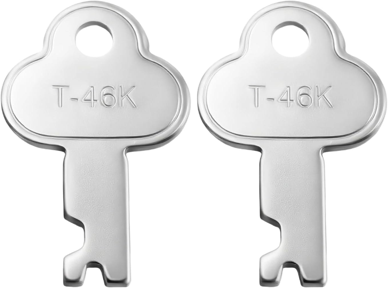 T-46K Trunk Key Replacement for G1,G3,3815 Locks,N-3815k,T46 Trunk Locks Old Keys for Seward Antique Trunk Chest Steamer 2 Pack