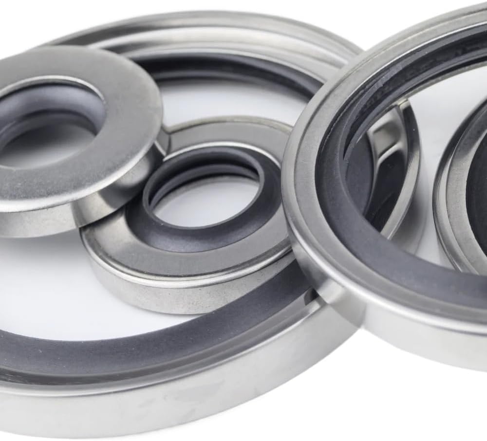 MAQJAPIIE 1pcs ID:80/85/90//105/110mm304stainless Steel Shaft Oil seal80/85 * 95/100/110 * 8/10/12/13mm air Compressor Screw Rod(CSL,85X110X12)