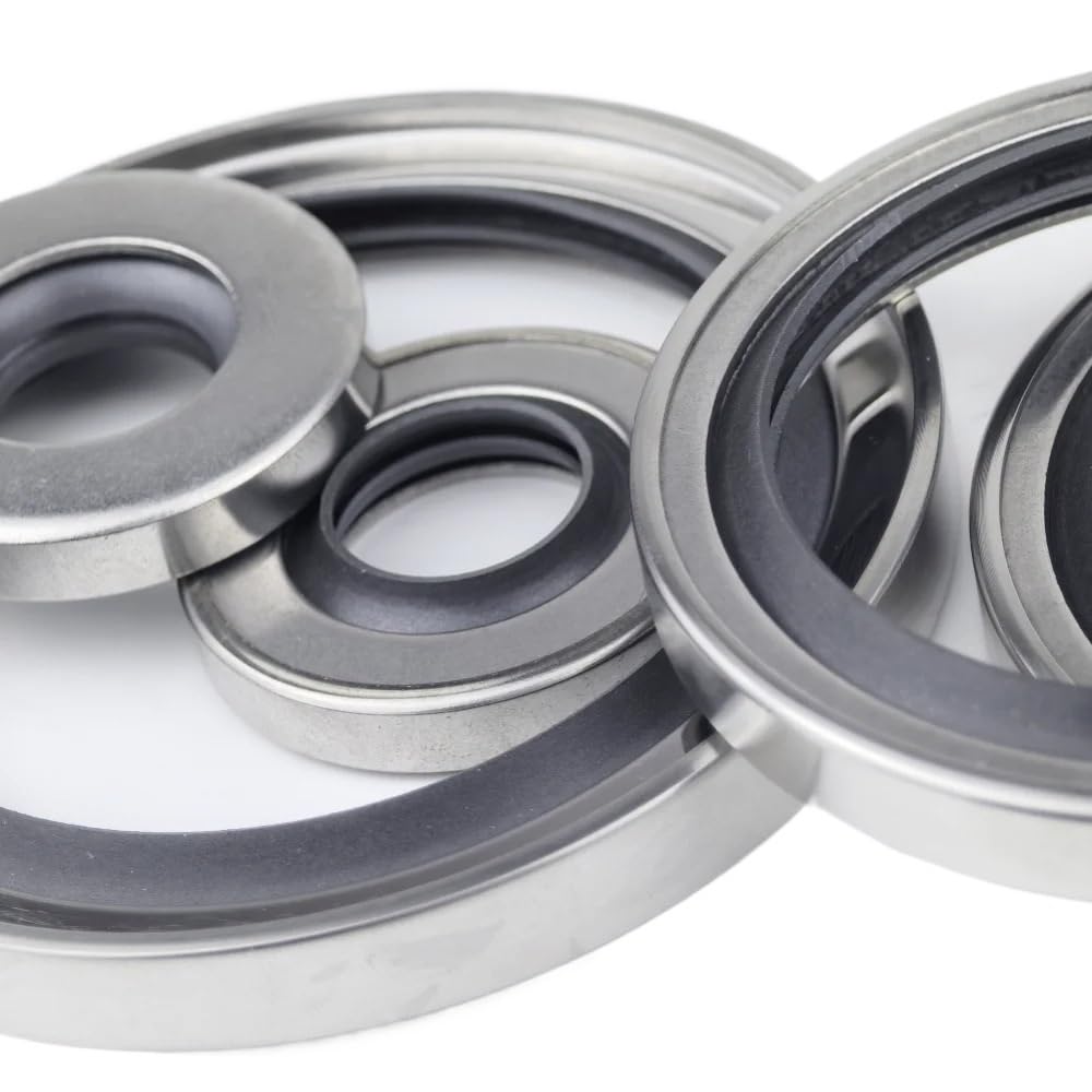 1pcs ID:80/85/90//105/110mm304stainless Steel Shaft Oil seal80/85 * 95/100/110 8/10/12/13mm air Compressor Screw Rod(Cdl,110X135X10)