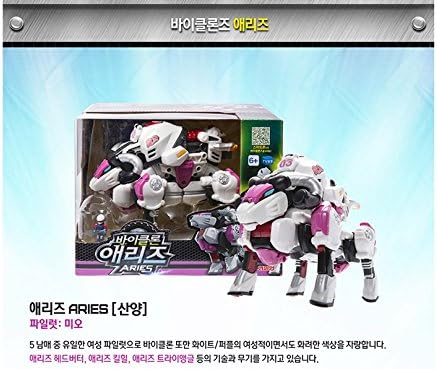 BIKLONZ ARIES, KOREAN ANIMATION, KOREAN TOY