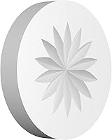 Vista 20 de Ekena Millwork ROSP060X060X050GRY09 Roseta de flores Grayson estándar con borde cuadrado, 6 pulgadas de ancho x 6 pulgadas de alto x 1/2 "P