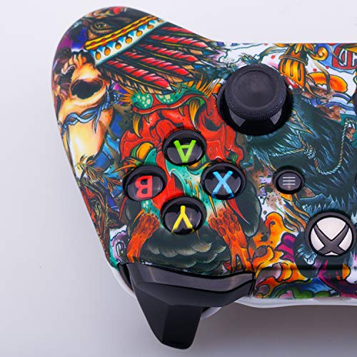 image for YoRHa Printing Rubber Silicone Cover Skin Case for Xbox One S/X Contro